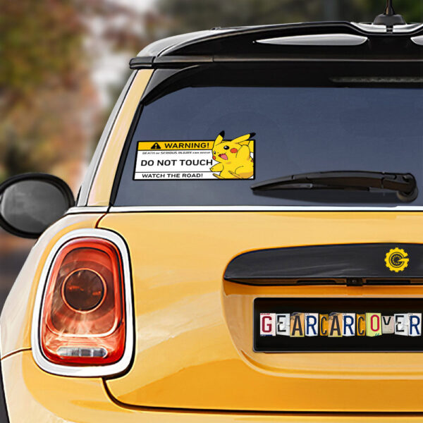 Pikachu Car Sticker Custom Car Accessories