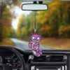 Pink Cheshire Cat Ornament Custom Halloween Car Accessories