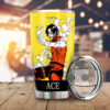 Portgas D. Ace Stainless Steel Anime Tumbler Cup Custom One Piece Manga Style