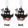 Pumpkaboo Cat Ornament Custom Halloween Ghost Car Accessories