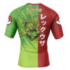 Hooktab Rayquaza Attack Pokemon Short Sleeve Rash Guard Compression Shirt Cosplay Anime Gym Shirt