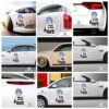 Re-Zero Rem Car Sticker Custom My Car Is Slow Funny