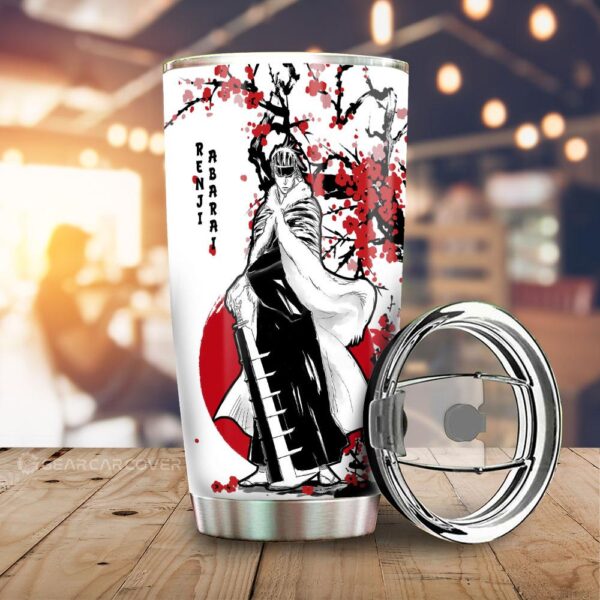 Renji Abarai Stainless Steel Anime Tumbler Cup Custom Japan Style Anime Bleach