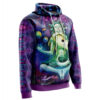 Hooktab Rick and Morty Trippy Cosmic Rick Anime Hoodie