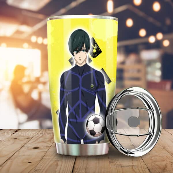 Rin Itoshi Stainless Steel Anime Tumbler Cup Custom Blue Lock Anime