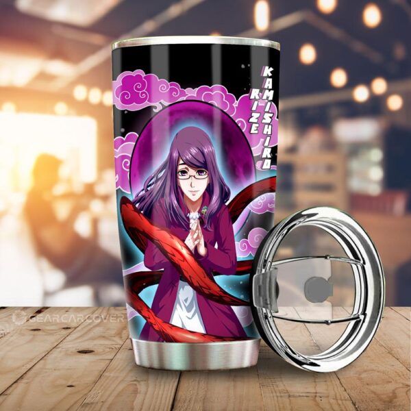 Rize Kamishiro Stainless Steel Anime Tumbler Cup Custom Gifts Tokyo Ghoul Anime For Fans
