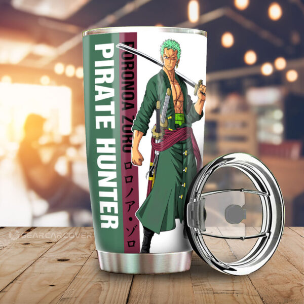 Roronoa Zoro Stainless Steel Anime Tumbler Cup Custom One Piece For Anime Fans