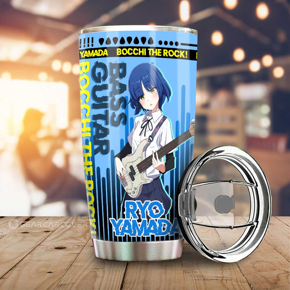 Ryo Yamada Stainless Steel Anime Tumbler Cup Custom Bocchi the Rock! Anime