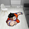 Dragon Ball Rug Son Goku Rug Anime Custom Shaped Rug Anime Rug