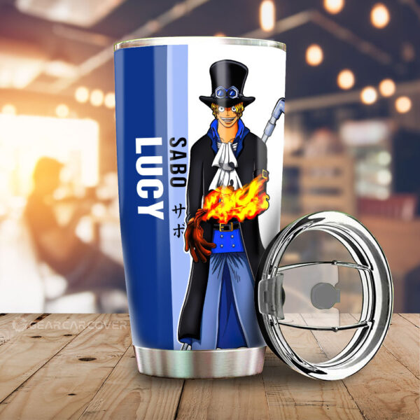 Sabo Stainless Steel Anime Tumbler Cup Custom One Piece For Anime Fans