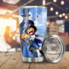 Sabo Stainless Steel Anime Tumbler Cup Custom One Piece Map Anime