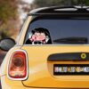 Sailor Mars Hitting Glass Car Sticker Custom Sailor Moon Anime Car Accessories For Anime Fans