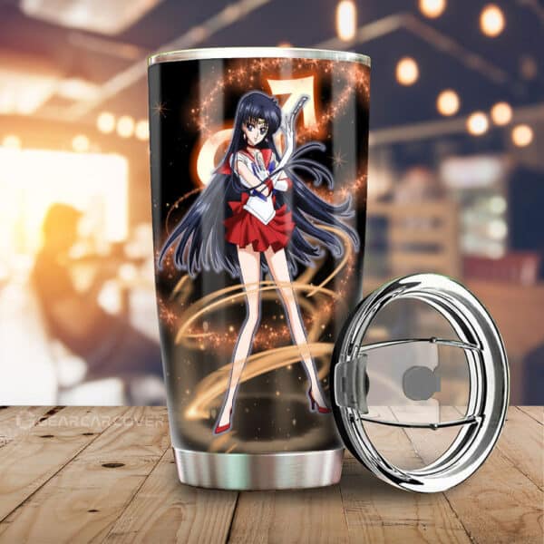 Sailor Mars Stainless Steel Anime Tumbler Cup Custom Sailor Moon Anime
