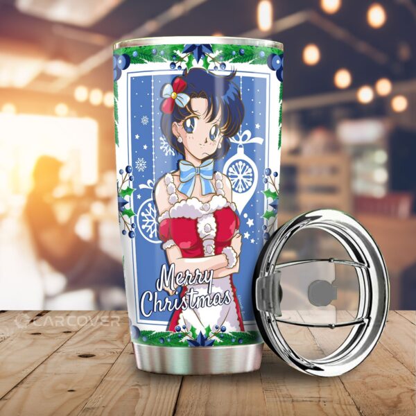 Sailor Mercury Stainless Steel Anime Tumbler Cup Custom Christmas Sailor Moon Anime