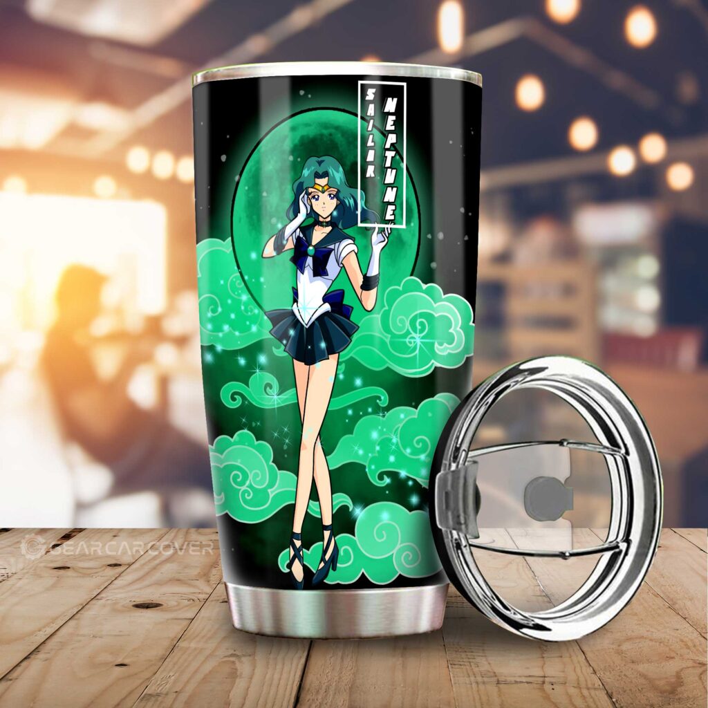 Sailor Neptune Stainless Steel Anime Tumbler Cup Custom Sailor Moon Anime