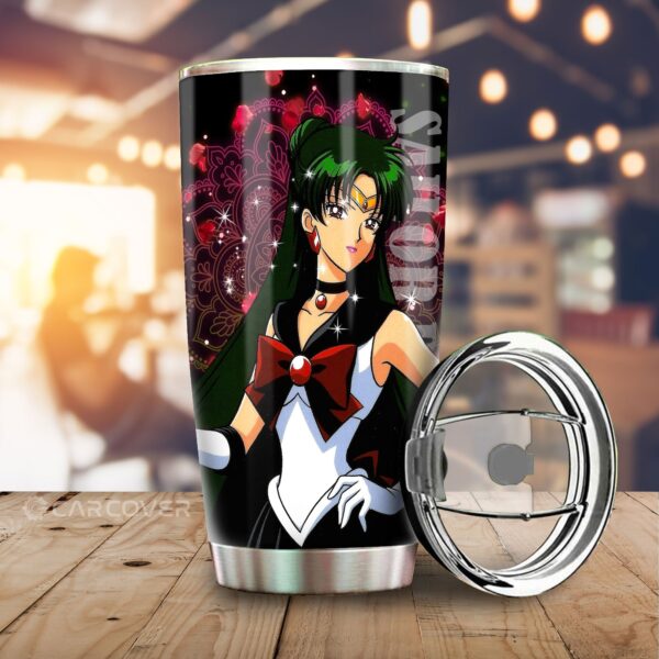 Sailor Pluto Stainless Steel Anime Tumbler Cup Custom Sailor Moon Anime