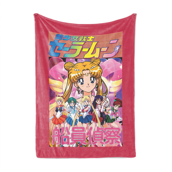Sailor Scouts Blanket Sailor Moon Blanket Anime Blanket