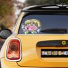 Sailor Uranus Hitting Glass Car Sticker Custom Sailor Moon Anime Car Accessories For Anime Fans