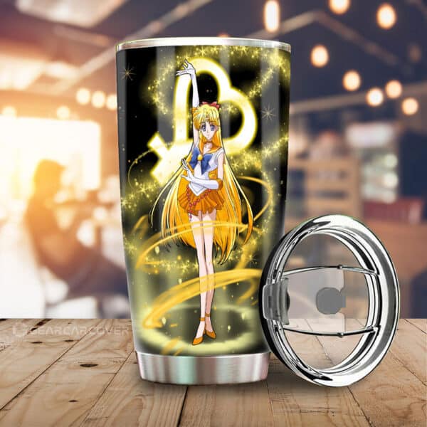 Sailor Venus Stainless Steel Anime Tumbler Cup Custom Sailor Moon Anime