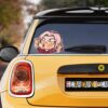 Sakura Hitting Glass Car Sticker Custom Naru Funny Car Accessories