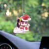 Santa Claus Kanao Ornament Custom Anime Demon Slayer Car Interior Accessories Christmas