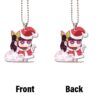 Santa Claus Kanao Ornament Custom Anime Demon Slayer Car Interior Accessories Christmas