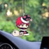 Santa Claus Sasori Ornament Custom Akatsuki Member Anime Car Interior Accessories Christmas Gifts