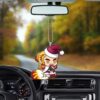 Santa Rengoku Ornament Custom Anime Demon Slayer Car Interior Accessories