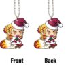 Santa Rengoku Ornament Custom Anime Demon Slayer Car Interior Accessories