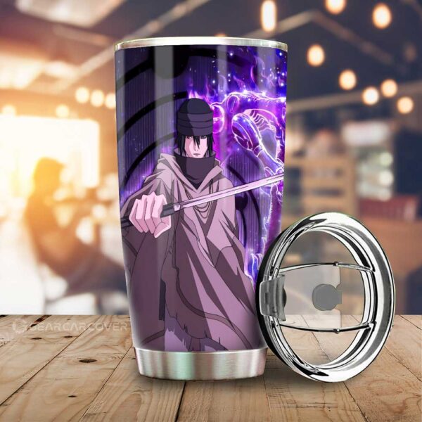 Sasuke Stainless Steel Anime Tumbler Cup Custom Sharingan Eye