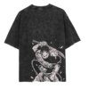 Toji Graphic Print Vintage Washed T-shirt Men