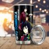 Shinobu And Giyuu Stainless Steel Anime Tumbler Cup Custom Demon Slayer Anime