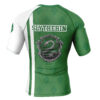 Hooktab Slytherin Harry Potter Short Sleeve Rash Guard Compression Shirt Cosplay Anime Gym Shirt