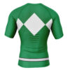 Hooktab Green Ranger Mighty Morphin Power Rangers Short Sleeve Rash Guard Compression Shirt Cosplay Anime Gym Shirt