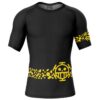 Hooktab Trafalgar Law Punk Hazard One Piece Short Sleeve Rash Guard Compression Shirt Cosplay Anime Gym Shirt