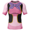 Hooktab Majin Buu v2 Dragon Ball Short Sleeve Rash Guard Compression Shirt Cosplay Anime Gym Shirt