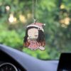 Sleepy Nezuko Ornament Custom Demon Slayer Anime Car Interior Accessories