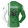 Hooktab Slytherin Harry Potter Long Sleeve Rash Guard Compression Shirt Cosplay Anime Gym Shirt