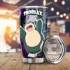 Snorlax Stainless Steel Anime Tumbler Cup Custom Anime Galaxy Manga Style