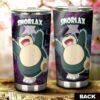 Snorlax Stainless Steel Anime Tumbler Cup Custom Anime Galaxy Manga Style