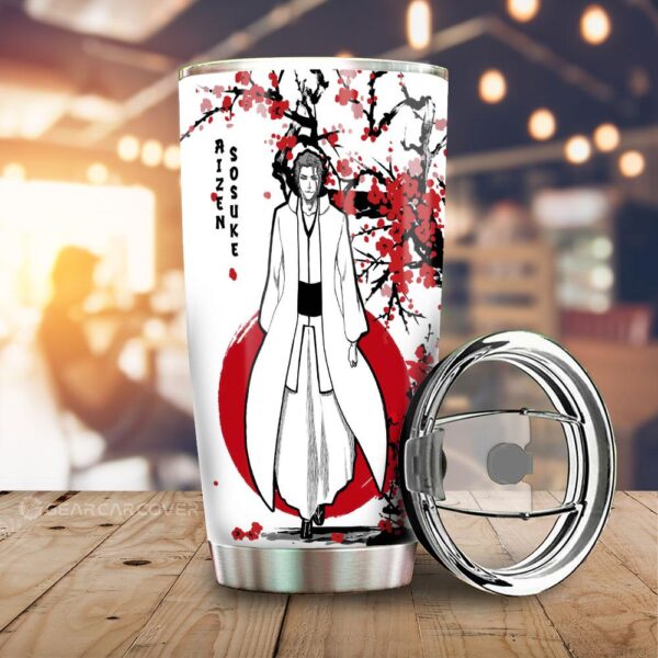 Sousuke Aizen Stainless Steel Anime Tumbler Cup Custom Japan Style Anime Bleach