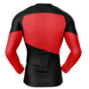 Hooktab The Next Generation Red Star Trek Long Sleeve Rash Guard Compression Cosplay Anime Gym Shirt