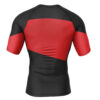 Hooktab The Next Generation Red Star Trek Short Sleeve Rash Guard Compression Shirt Cosplay Anime Gym Shirt