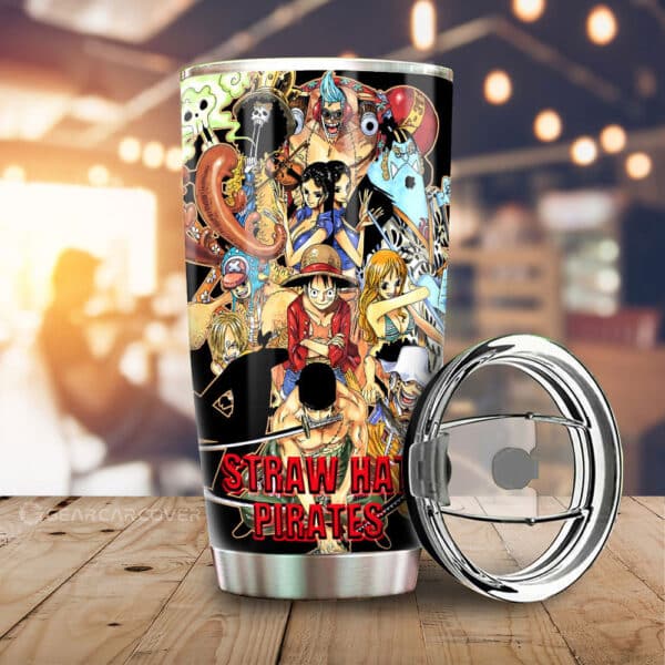 Strawhat Pirates Stainless Steel Anime Tumbler Cup Custom One Piece Anime