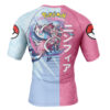 Hooktab Sylveon Attack Pokemon Short Sleeve Rash Guard Compression Shirt Cosplay Anime Gym Shirt