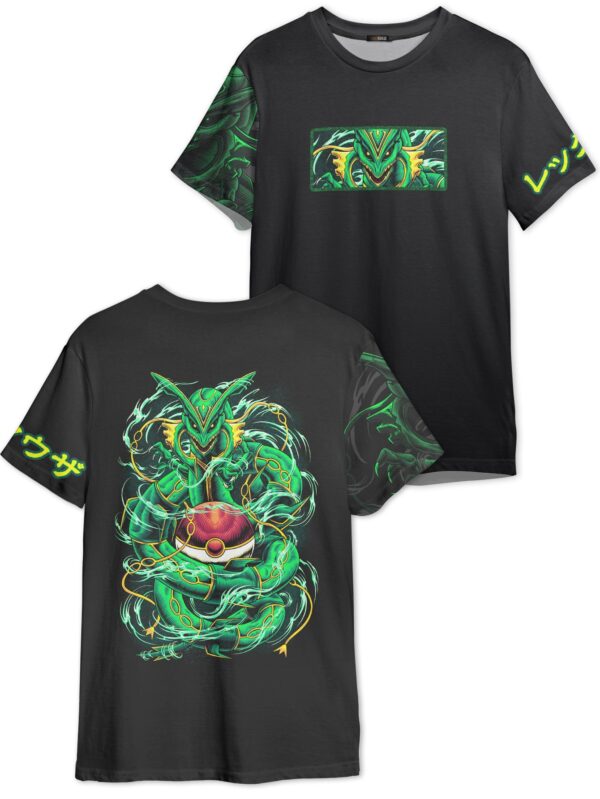 Emerald Serpent Pokemon Anime Unisex T-Shirt