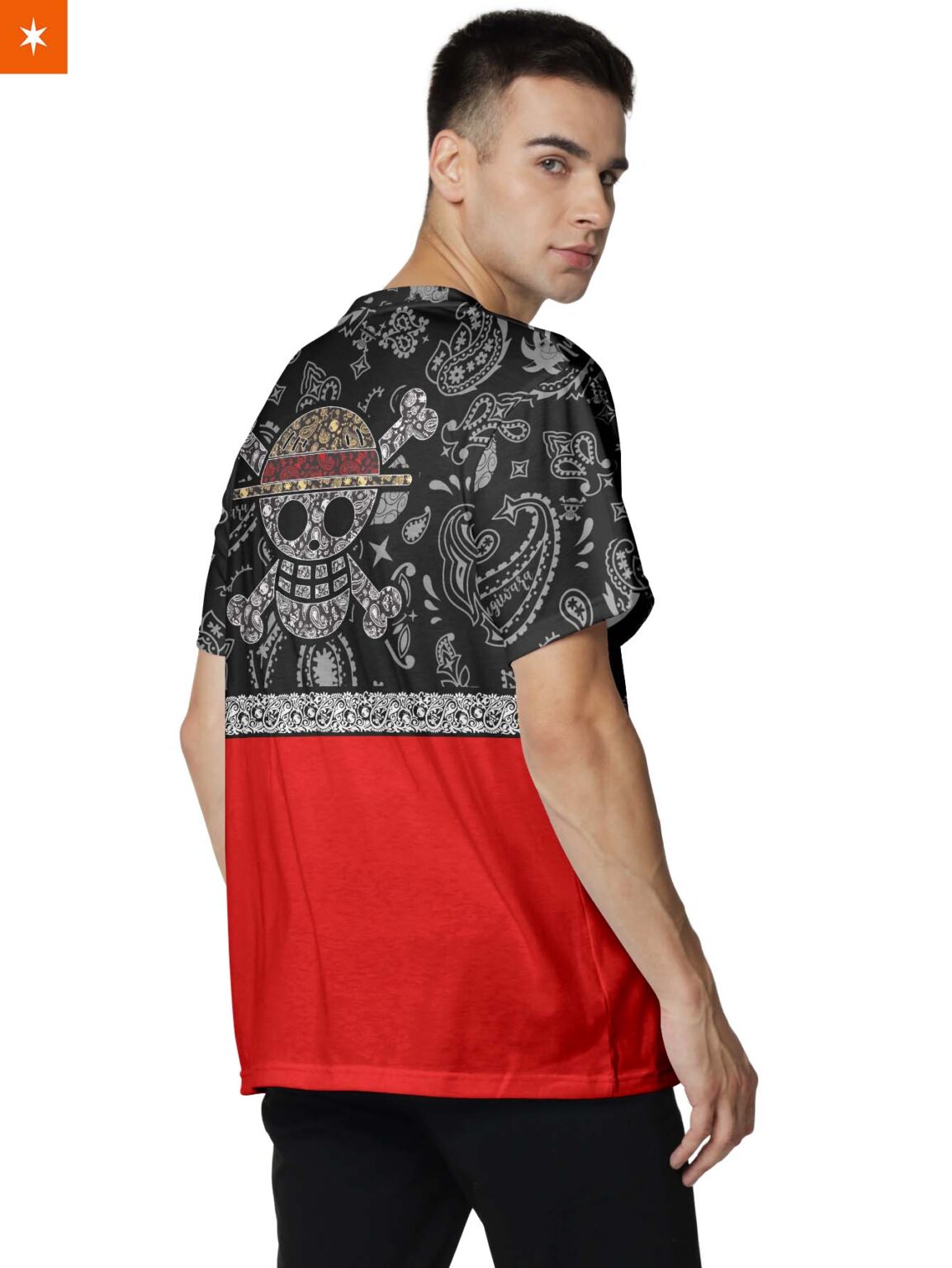 Mugiwara Paisley One Piece Anime Unisex T-Shirt