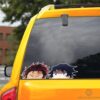 Tanjiro And Giyuu Car Sticker Custom Demon Slayer Anime Car Accessories