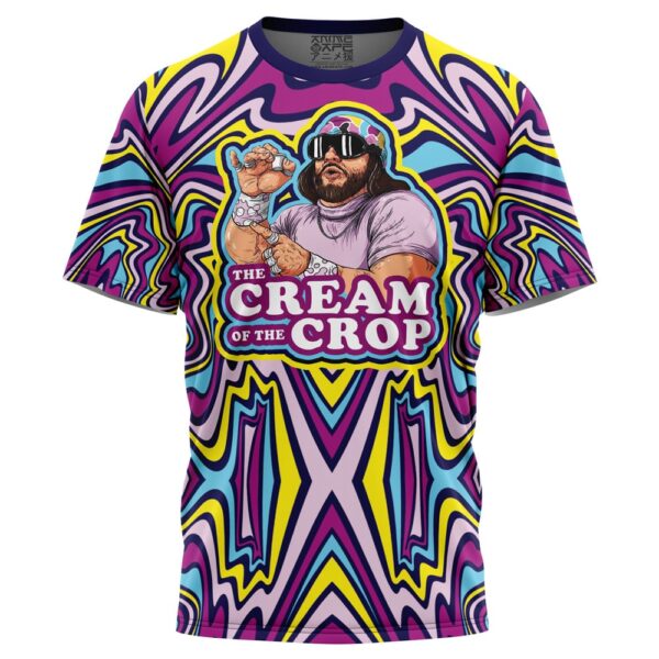 Hooktab Trippy The Cream of the Crop Randy Savage Pop Culture Shirt Anime T-Shirt