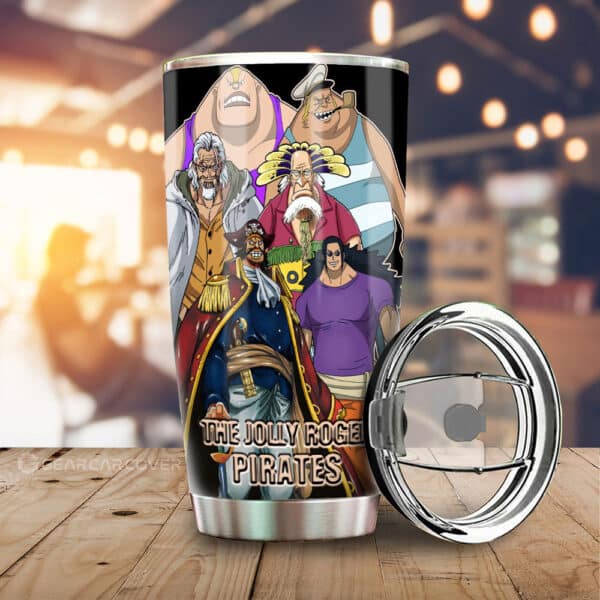 The Jolly Roger Pirates Stainless Steel Anime Tumbler Cup Custom One Piece Anime